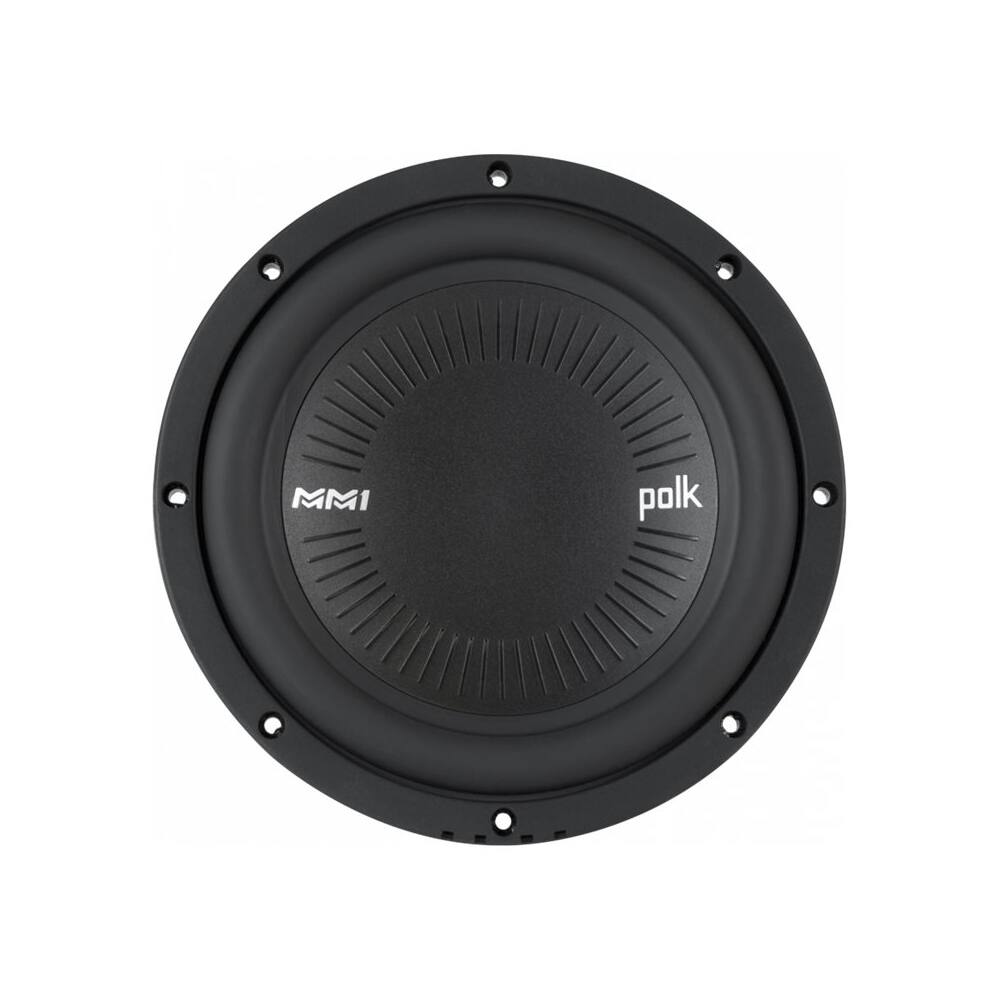 Front. Polk Audio - MM1 Series 8" Single-Voice-Coil 4-Ohm Subwoofer - Black.
