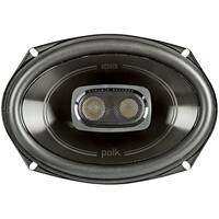 Polk Audio - 6" x 9" 2-Way Marine Speakers with Polypropylene Cones (Pair) - Black - Front_Zoom