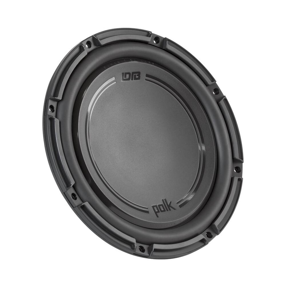 Left. Polk Audio - Single-Voice-Coil Subwoofer - Black.