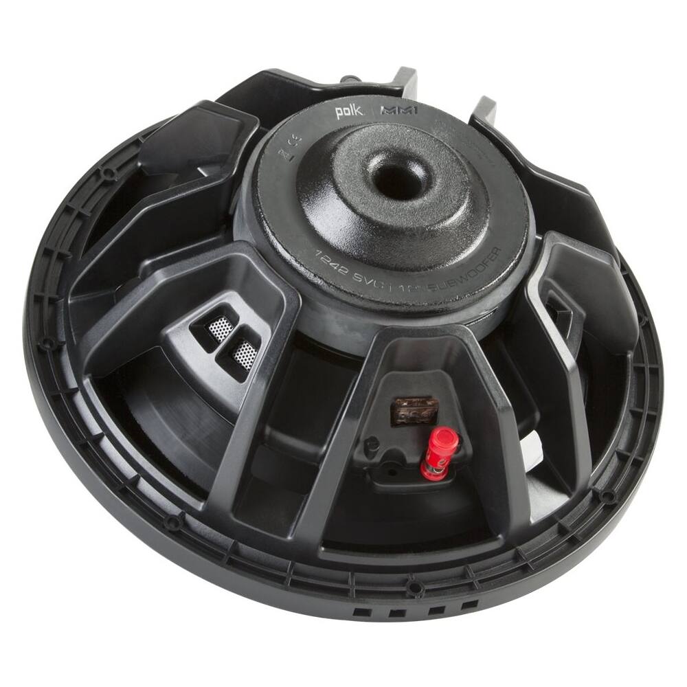 Back. Polk Audio - MM1 Series 12" Single-Voice-Coil 4-Ohm Subwoofer - Black.