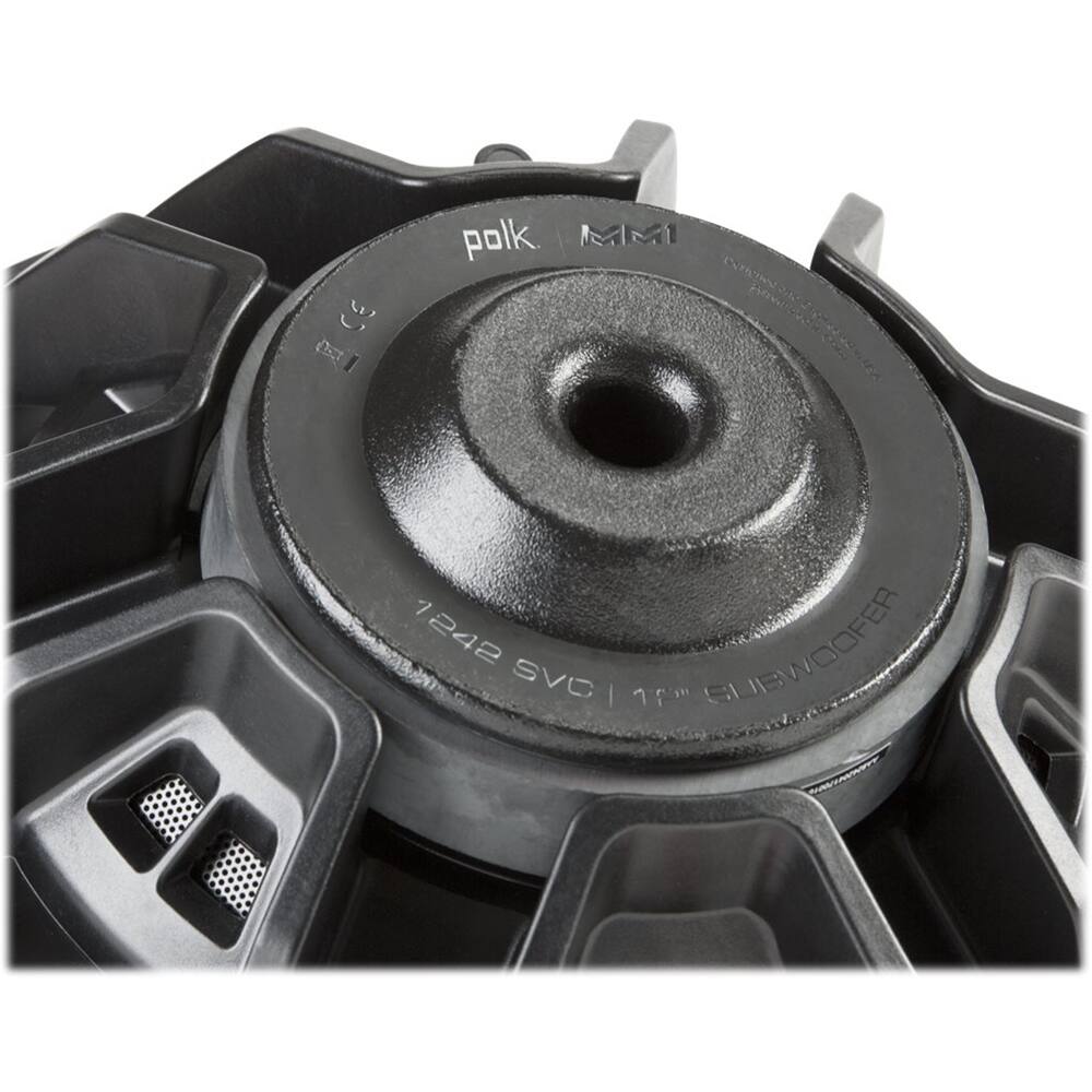 Alt View 11. Polk Audio - MM1 Series 12" Single-Voice-Coil 4-Ohm Subwoofer - Black.
