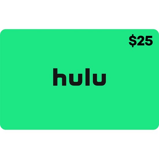 Front Zoom. Hulu - $25 Gift Card [Digital].