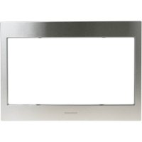 27" Trim Kit for Select Monogram Microwaves - Stainless steel - Front_Zoom