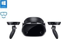 Angle Zoom. Samsung - HMD Odyssey Mixed Reality Headset with controllers for compatible Windows PCs - Black.
