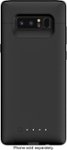 Front. mophie - Juice Pack External Battery Case for Samsung Galaxy Note8 - Black.