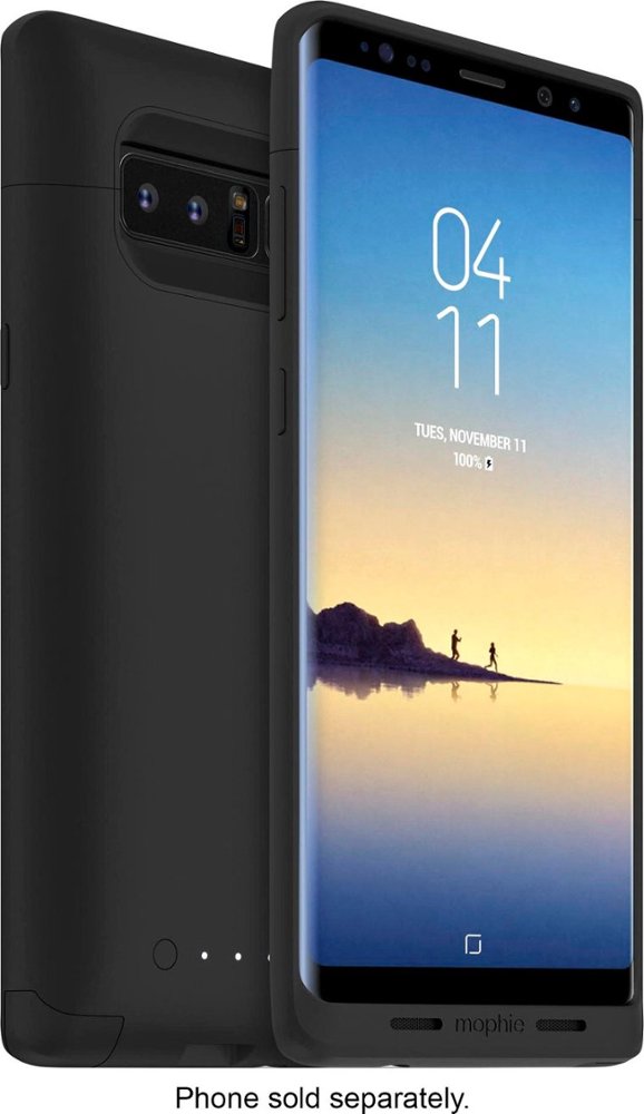 mophie - Juice Pack External Battery Case for Samsung Galaxy Note8 - Black - Alt_View_Zoom_12