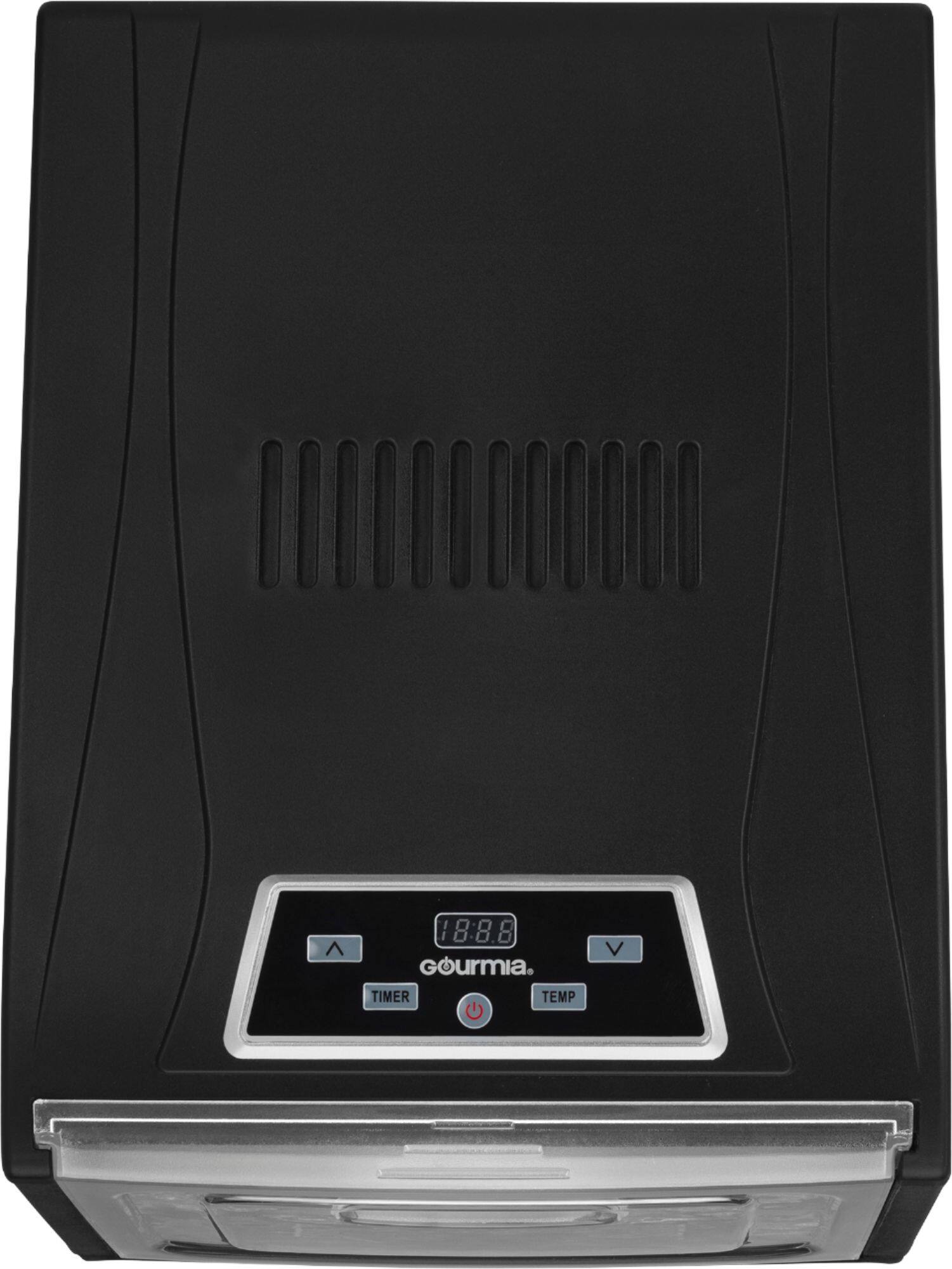 Alt View 1. Gourmia - 6-Tray Food Dehydrator - Black.