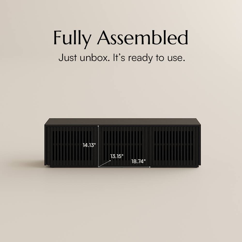 Fully Assembled  
Just unbox. It's ready to use.  
14.13" 13.15" 18.74"