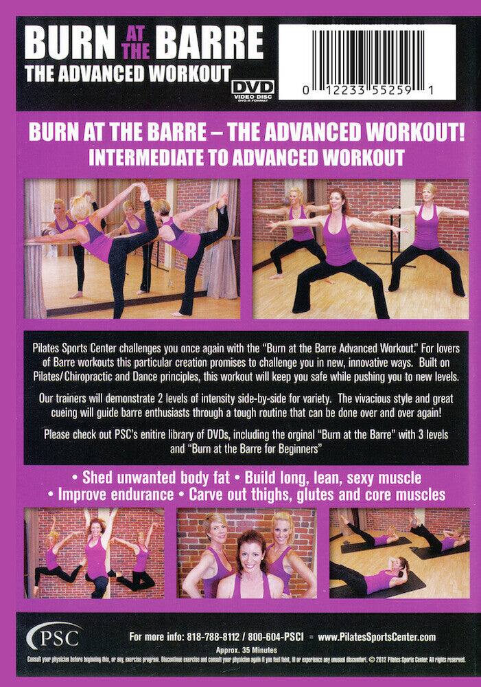 Back. Burn at the Barre: Intermediate to Advanced Workout - DVD.