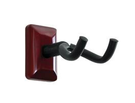 Gator Frameworks - Wall Mounted Guitar Hanger with Cherry Mounting Plate, Fits Electric, Acoustic & Bass Guitar Neck