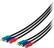 Angle. Insignia™ - 6' Component Video Cable - Black.
