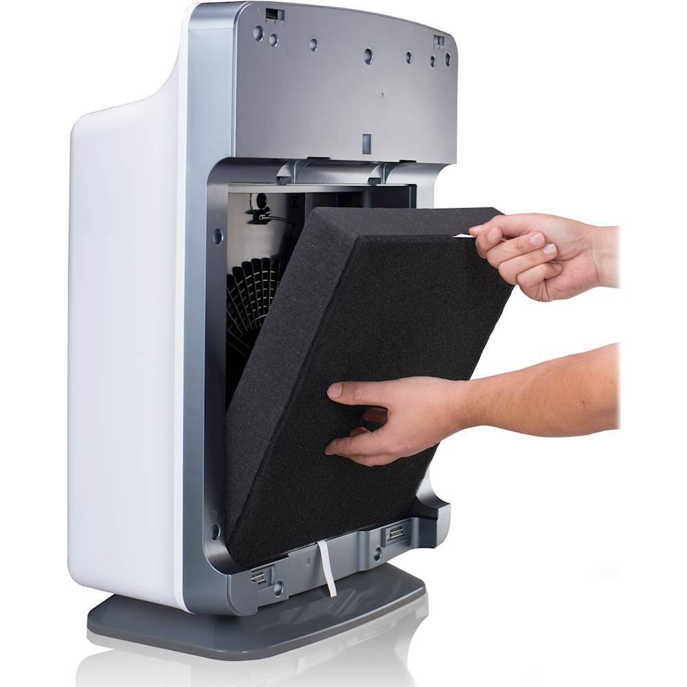 Alt View 14. Alen - BreatheSmart HEPA-Pure 1098 Sq. Ft. Air Purifier - Brushed Bronze.