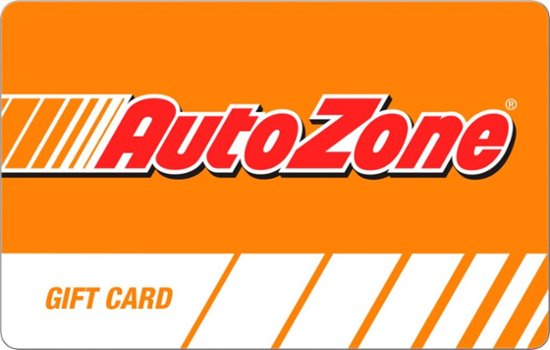 Autozone 25 Gift Card Front Zoom