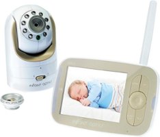 Infant Optics - Video Baby Monitor with 3.5" Screen - Gold/White - Front_Zoom