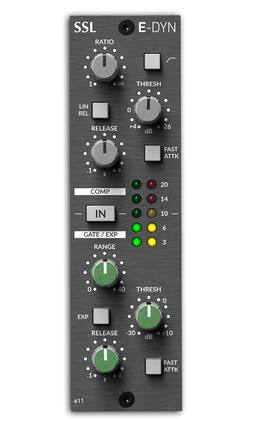 Solid State Logic - E-Series Dynamics Module, Classic SSL Analog Processing in 500-Series Format