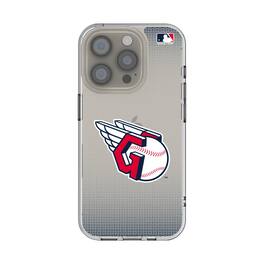 Keyscaper - MLB - Cleveland Guardians Linen Logo iPhone Clear Case - 14 - Multicolor