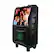 Left. QFX - 15” LED Touch Screen Karaoke Machine - Black.