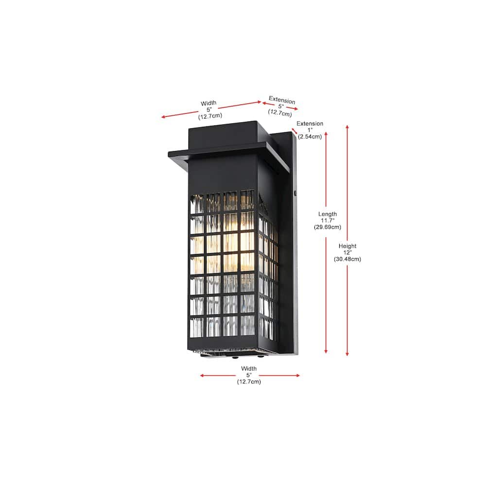 Elegant Lighting - Palmer 7 inch Outdoor Pendant - Black price history on PriceWatchPro