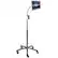 Front. CTA Digital - Heavy-Duty Security Gooseneck Floor Stand for iPad/Tablet.