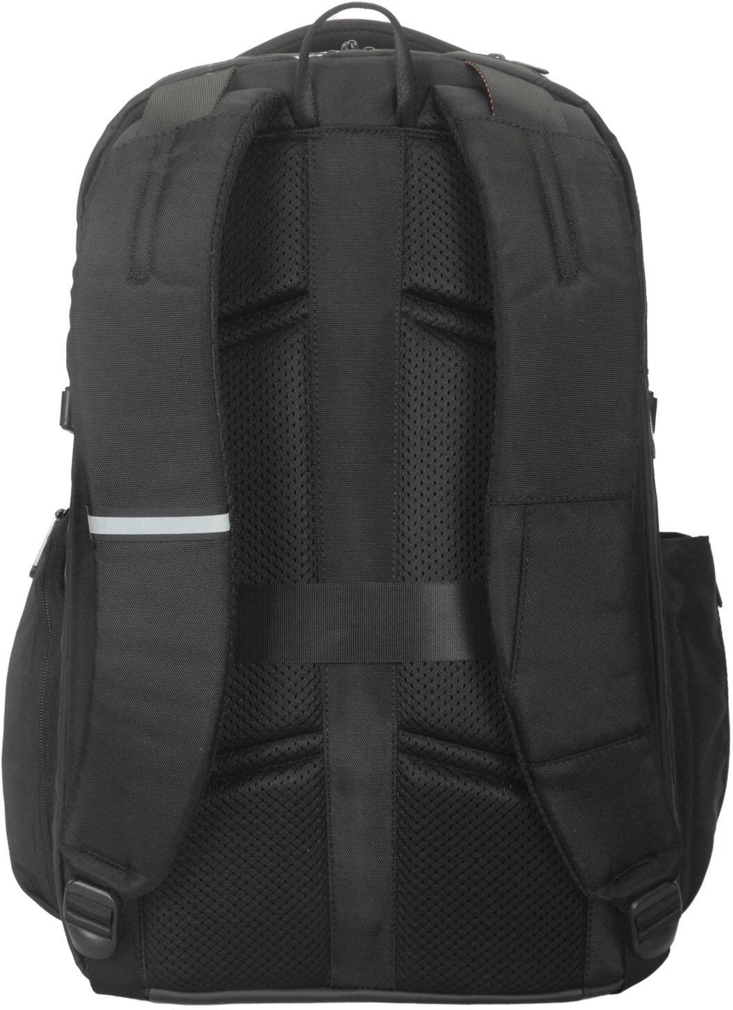 Back. Targus - 17” Voyager EXP Travel Backpack - Black/Orange.