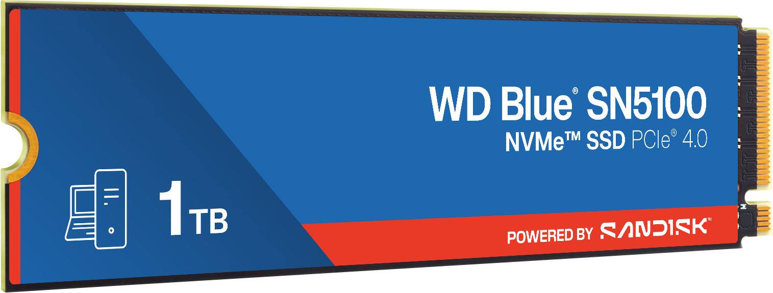 1 TB  
WD Blue SN5100  
NVMe™ SSD PCIe® 4.0  
POWERED BY SANDISK