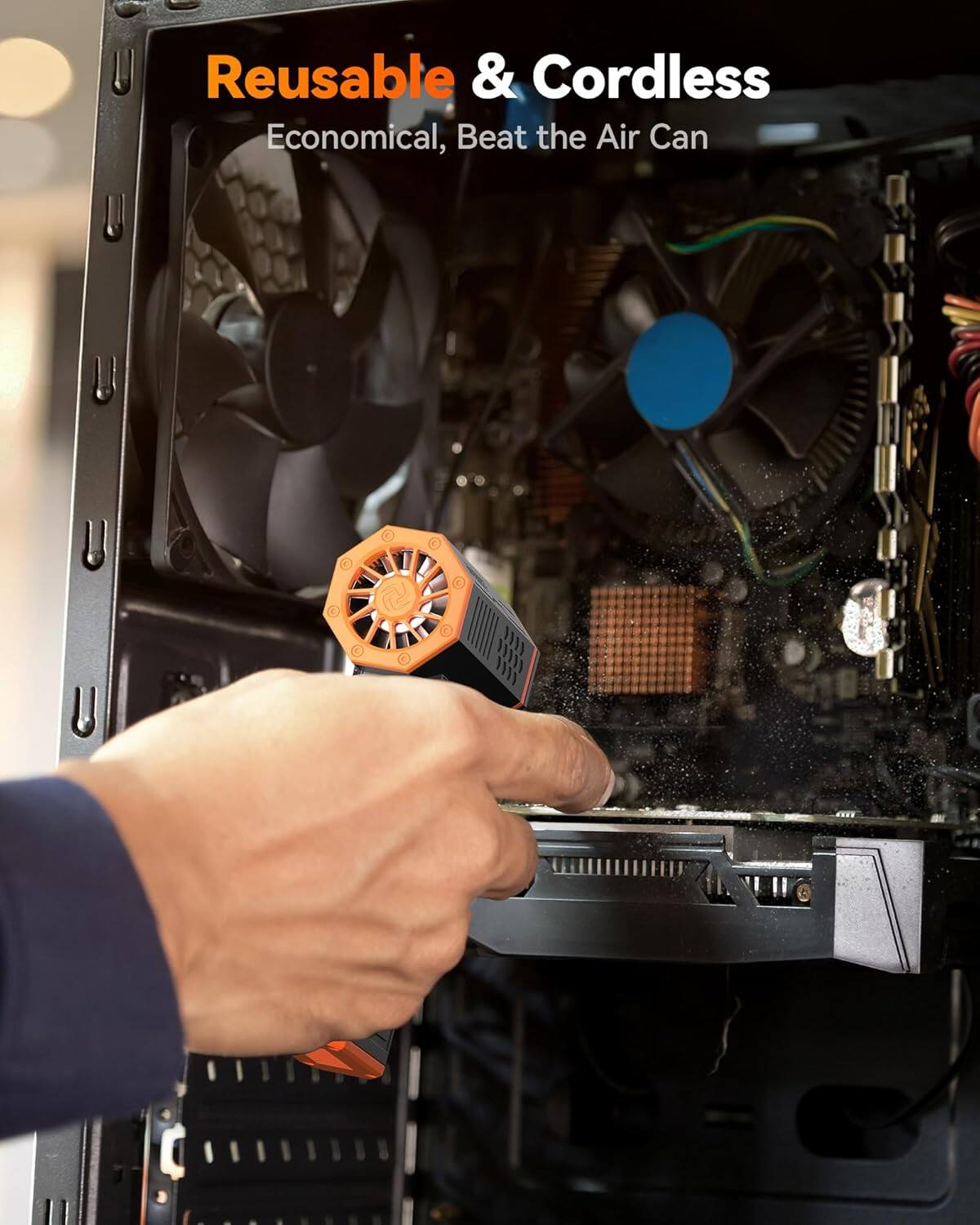 Reusable & Cordless  
Economical, Beat the Air Can