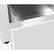 Left. Miele - WTS 610 Laundry Pedestal with Drawer - Lotus White.