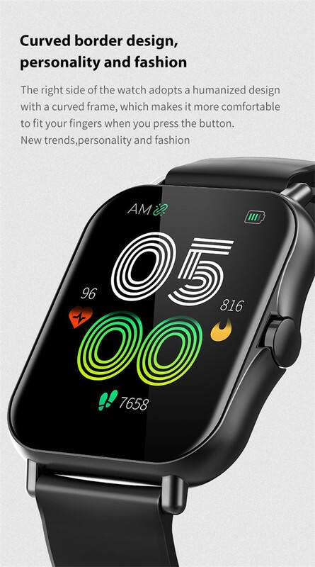 Curved border design, personality and fashion

The right side of the watch adopts a humanized design with a curved frame, which makes it more comfortable to fit your fingers when you press the button.

New trends, personality and fashion

AM 22

05

96

816

00

7658