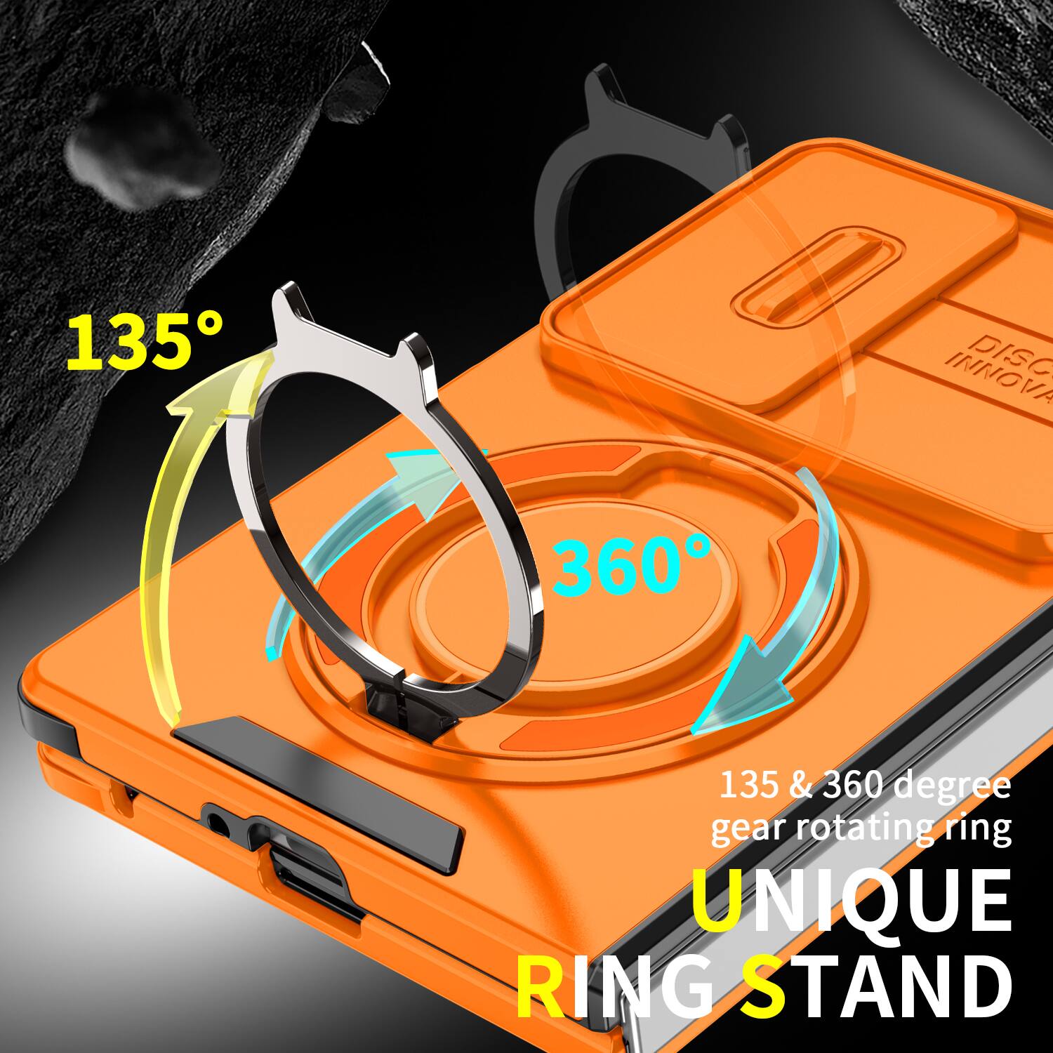 135 INNOVA 360 135 & 360 degree gear rotating ring UNIQUE RING STAND