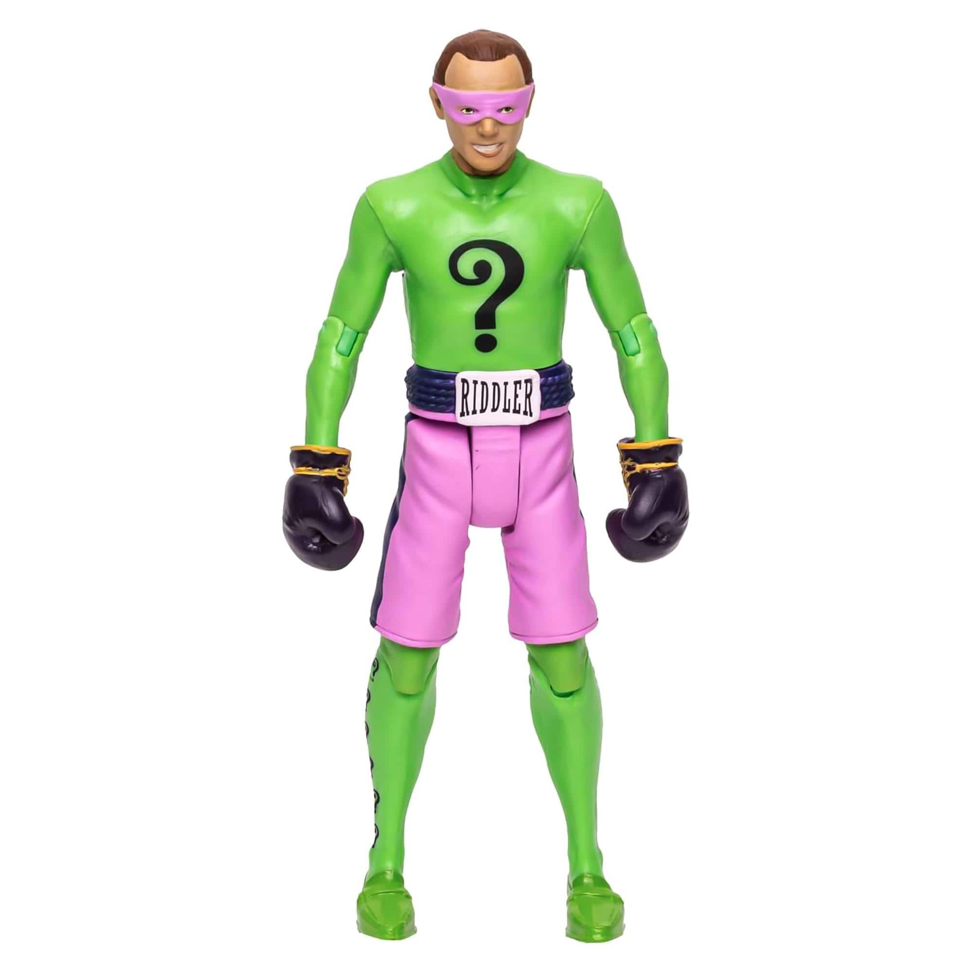 McFarlane Toys - DC Batman 1966 TV Series 5 Inch Action Figure | Riddler Boxing - Multi-Colored