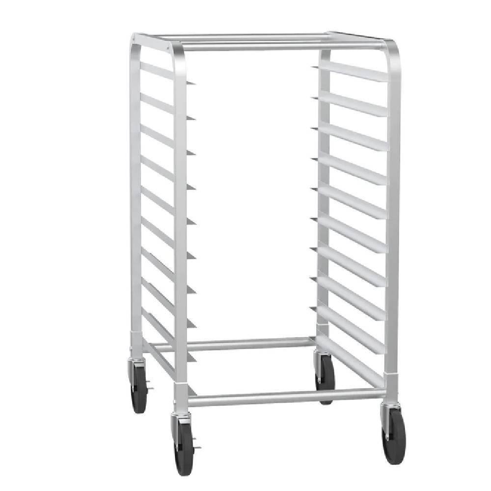 Alt View 3. Winado - 10 Tier Stainless Steel Bakery Rack Hold up to 10 Full or 20 Half Size Bun Pans for Restaurant & Commercial Kitchen Use - Silver.