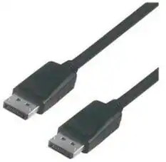 Front. Visiontek - 901211 6.6-Feet DisplayPort Male to DisplayPort Male Cable - Black - Black.
