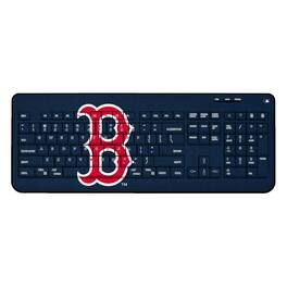 Keyscaper - Boston Red Sox Team Logo Wireless Keyboard - Multicolor