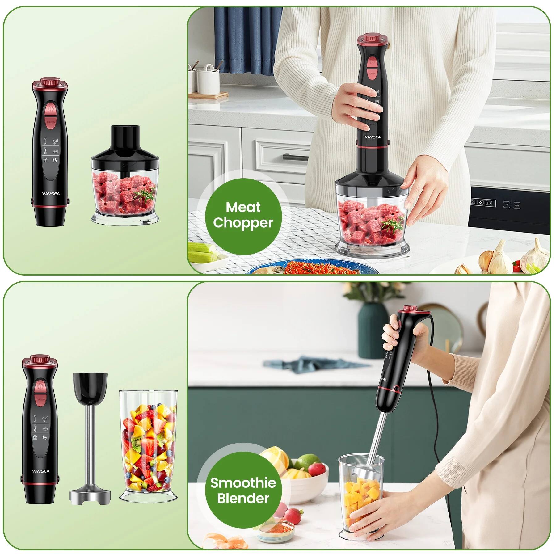 Meat Chopper  
Smoothie Blender