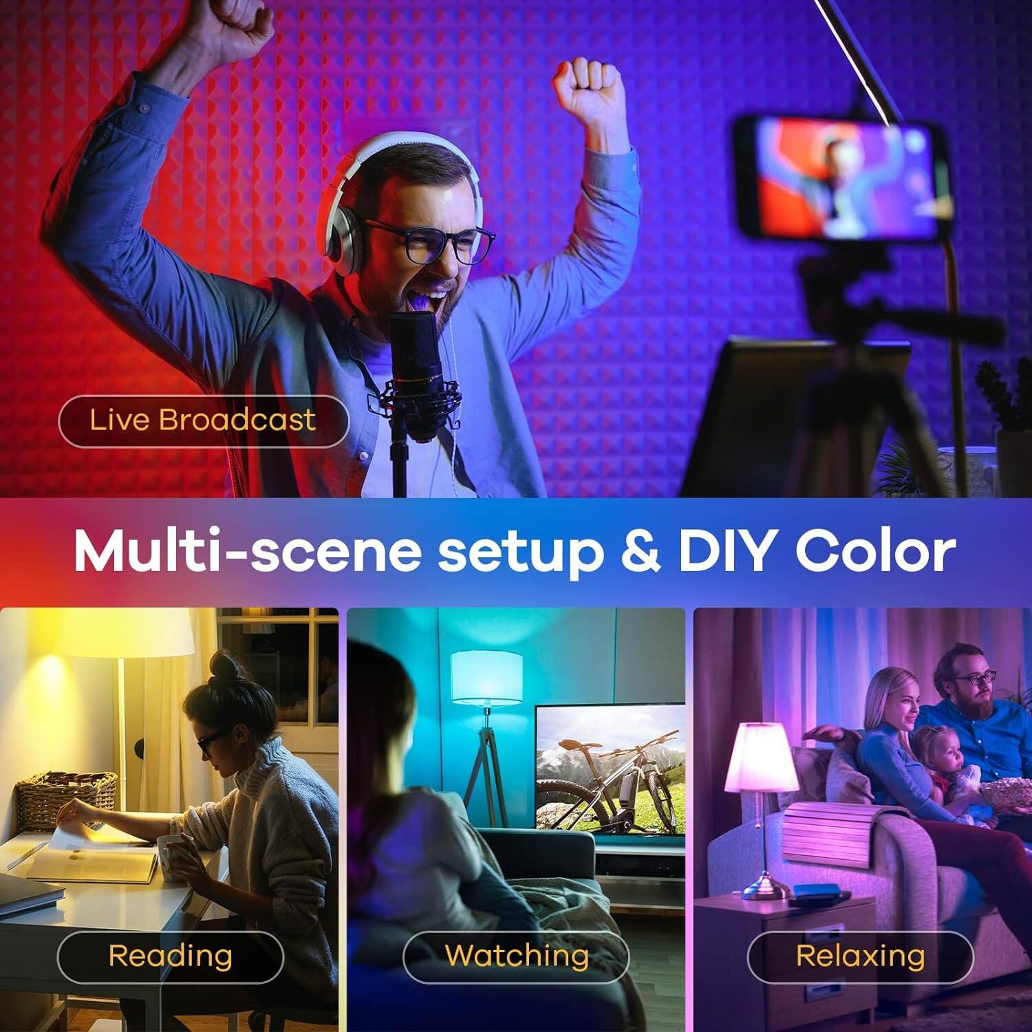 Live Broadcast Multi-scene setup & DIY Color Reading Watching Relaxing