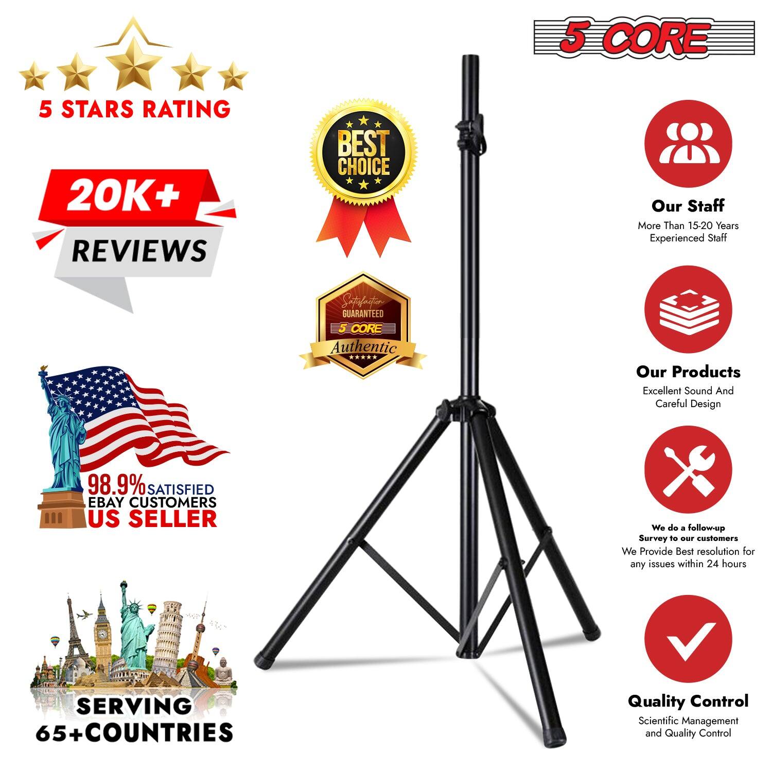 5 Stars Rating, 20K+ Reviews, Best Choice, Our Staff More Than 15-20 Years Experienced, Satisfaction Guaranteed, 5 Core Authentic, Our Products Excellent Sound and Careful Design, 98.9% Satisfied eBay Customers, US Seller, We do a follow-up Survey to satisfy customers, We Provide Best Resolution for any issues within 24 hours, Serving 65+ Countries, Quality Control, Scientific Management and Quality Control.