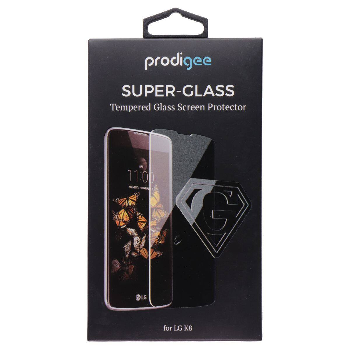 prodigee SUPER-GLASS Tempered Glass Screen Protector for LG K8