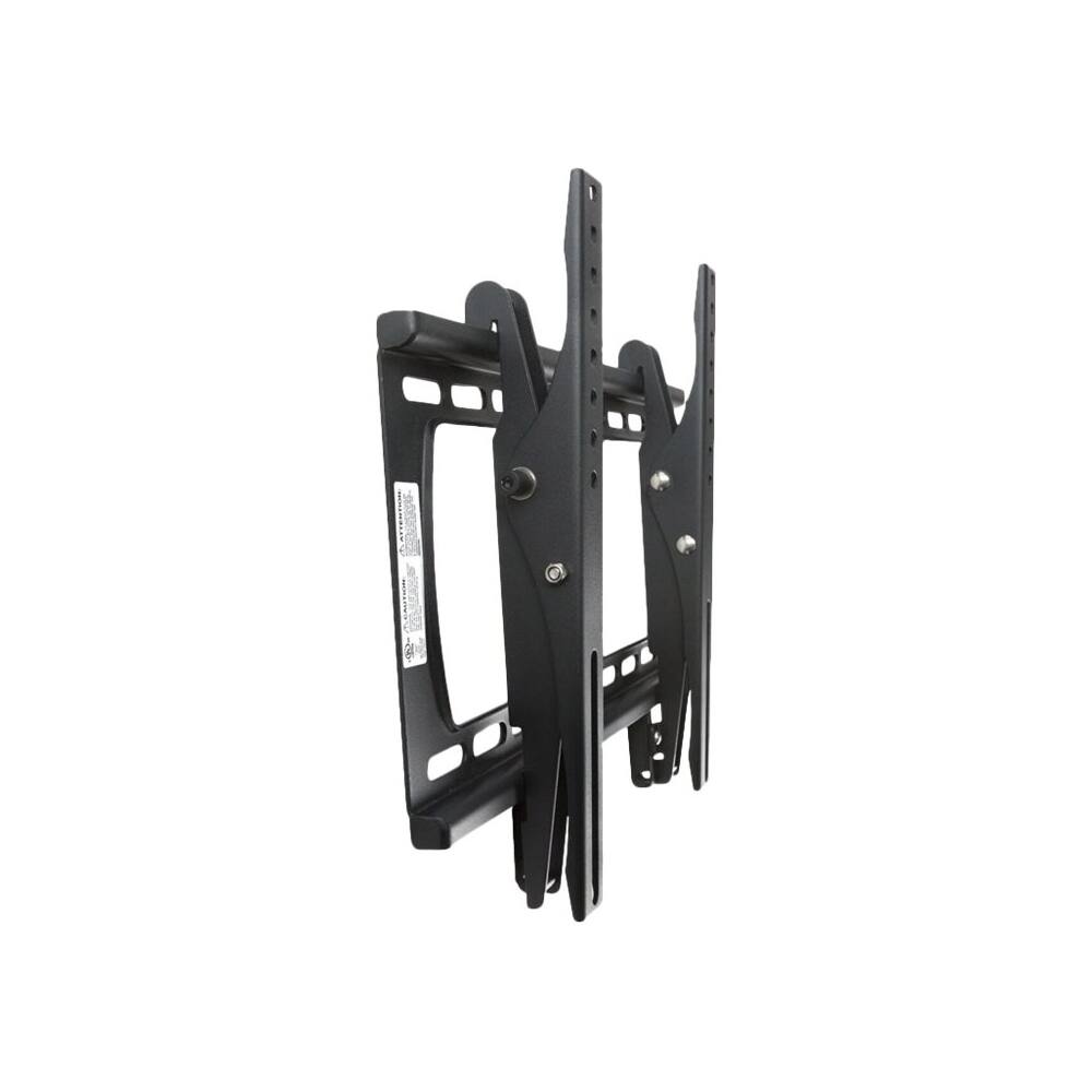 Left. SunBriteTV - Outdoor Tilting TV Wall Mount for Most 23" - 43" TVs - Powder coated black.