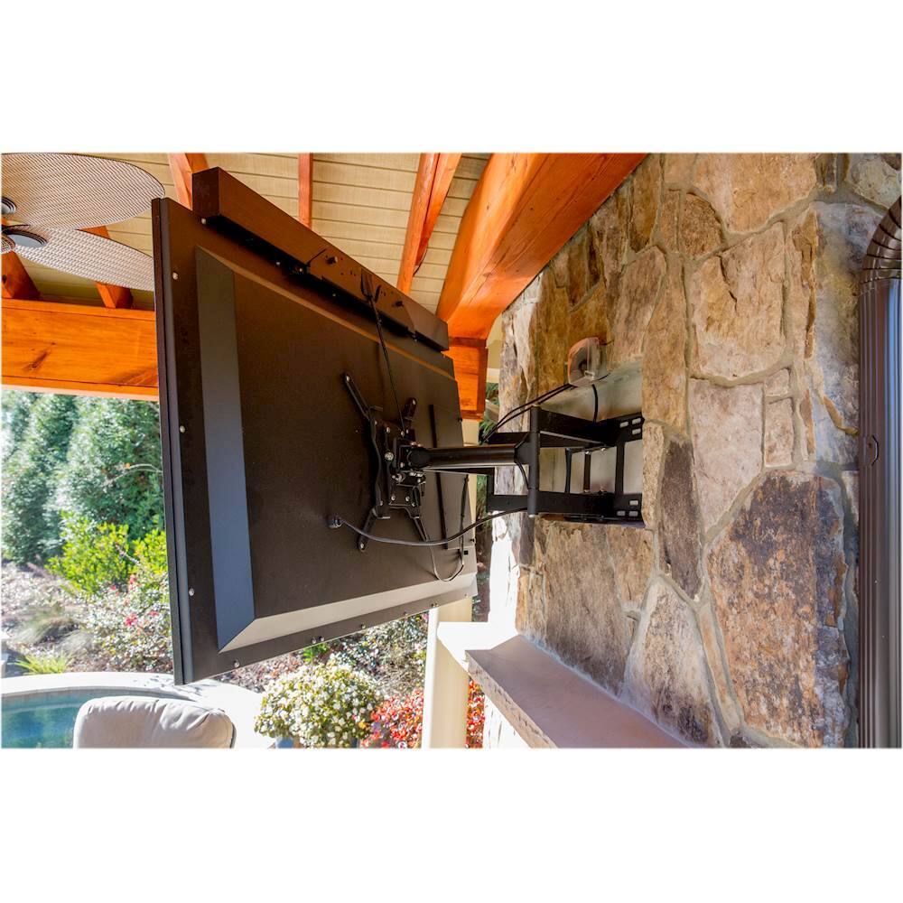 Alt View 15. SunBriteTV - Outdoor Tilting TV Wall Mount for Most 37" - 80" TVs - Extends 30.7" - Powder coated black.