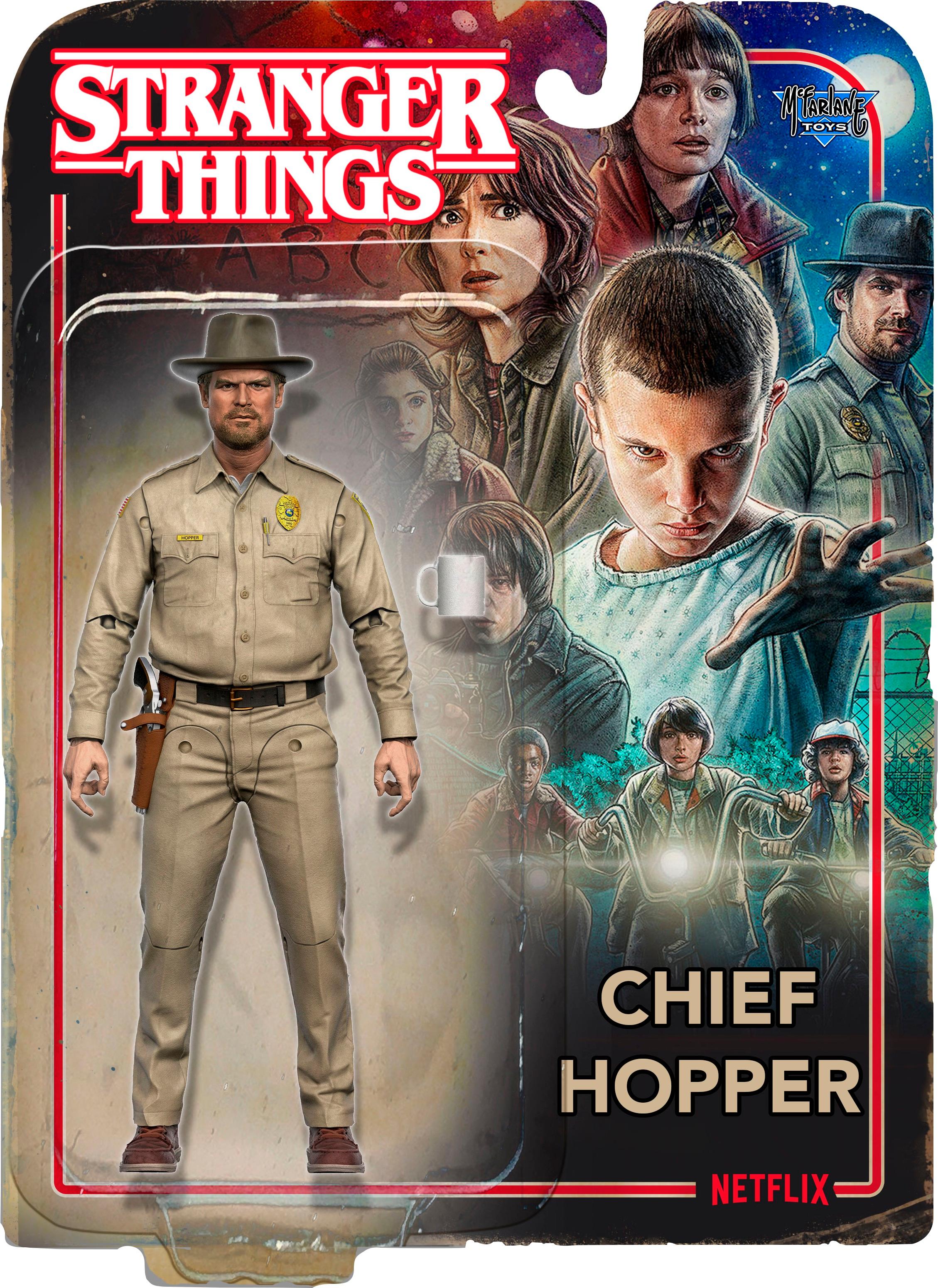 McFarlane Toys Stranger Things Chief Hopper 2 Action Figure for sale online 