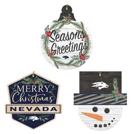 Jardine - Nevada Wolf Pack Ornament Bundle - White