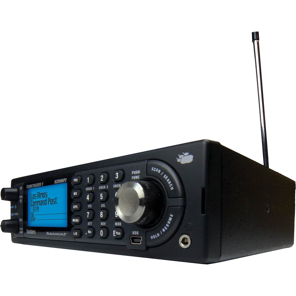 Left View: Cobra MR HH450 All-Terrain, 6-Watt Handheld Floating VHF & GMRS All-Terrain Radio with NOAA Weather, Black