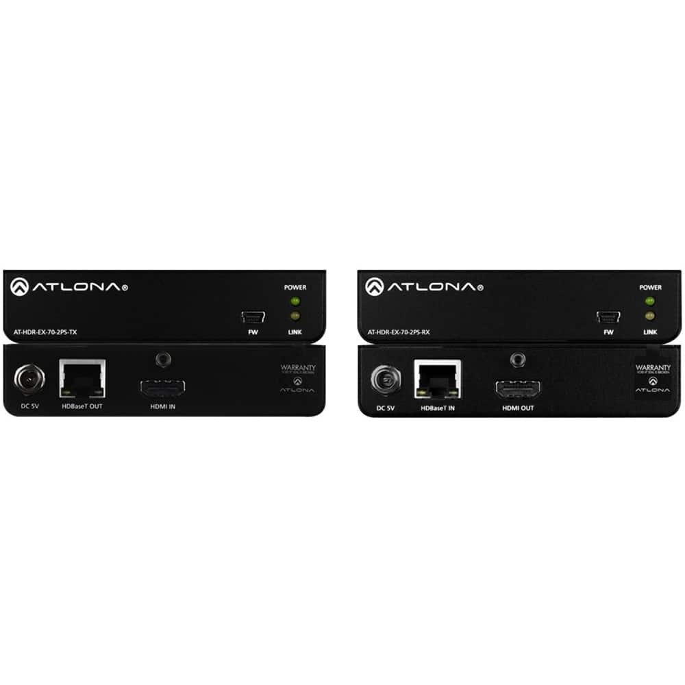 Front. Atlona - Video/Audio Extender - Black.