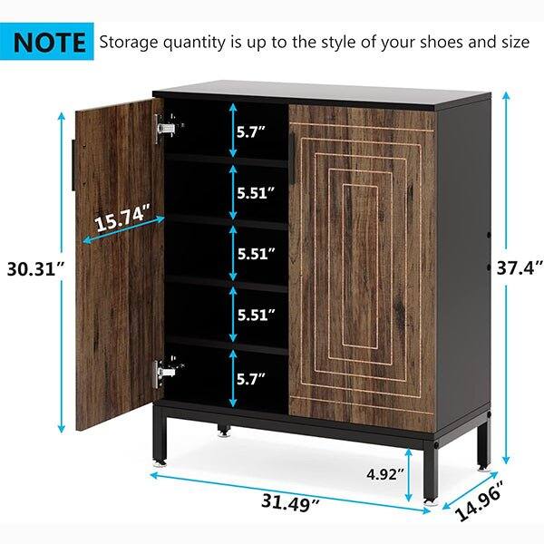 NOTE Storage quantity is up to the style of your shoes and size

5.7"
15.74" 30.31"
5.51" 5.51"
37.4"
5.51"
5.7"
31.49"
4.92"
14.96"