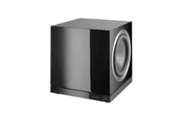 Bowers & Wilkins - DB Series Dual 12" Powered Subwoofer - Gloss Black - Front_Zoom