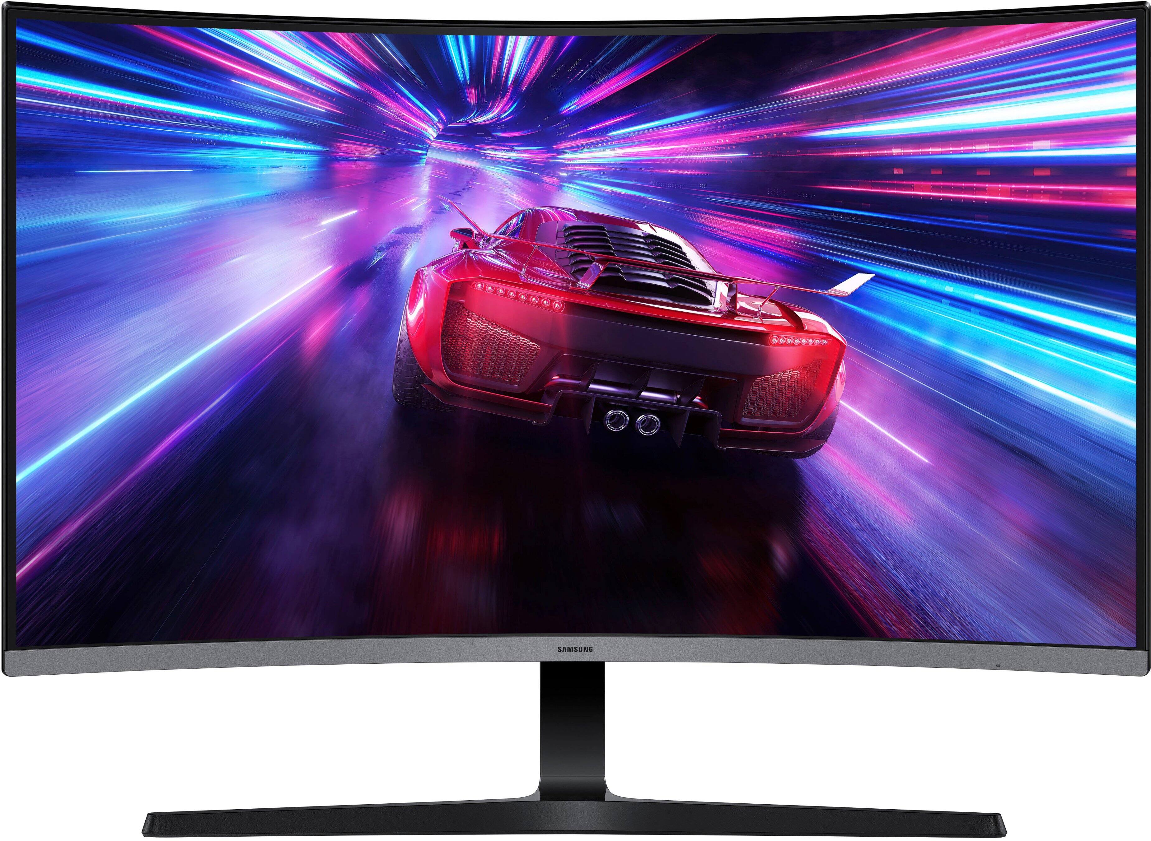 Alt View 17. Samsung - 32" S39GD Series Curved FHD 100Hz Monitor with Built-in Speakers (HDMI, D-Sub) - Black.