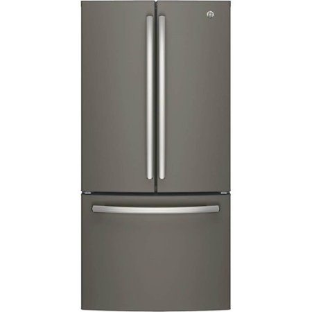 GE - 18.6 Cu. Ft. French Door Counter-Depth Refrigerator - Slate