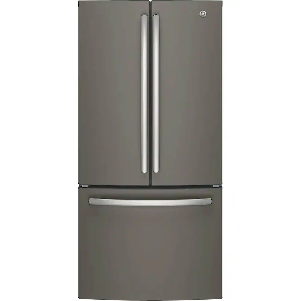 GE - 18.6 Cu. Ft. French Door Counter-Depth Refrigerator with Internal Water Dispenser - Slate