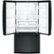 Alt View Zoom 2. GE - 18.6 Cu. Ft. French Door Counter-Depth Refrigerator - High gloss black.