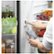 Alt View 18. GE - 18.6 Cu. Ft. French Door Counter-Depth Refrigerator - High Gloss White.